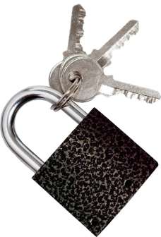 Riippulukko OD 38 mm 3 avainta