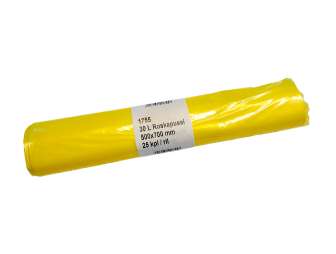 Roskapussi Premium LDPE 30L keltainen