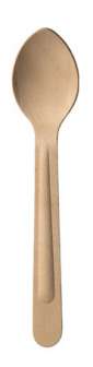 Ruokalusikka Ecotime puu 50 kpl/pkt