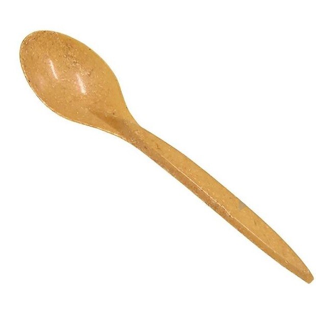 ! Ruokalusikka puukuitu 18cm