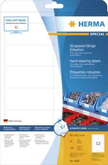 Säänkestävä tarra Herma 4692