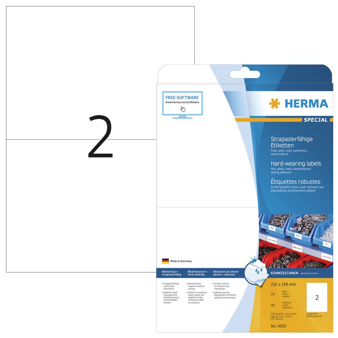 Herma Special 4693 A4/2-os säänkestävä