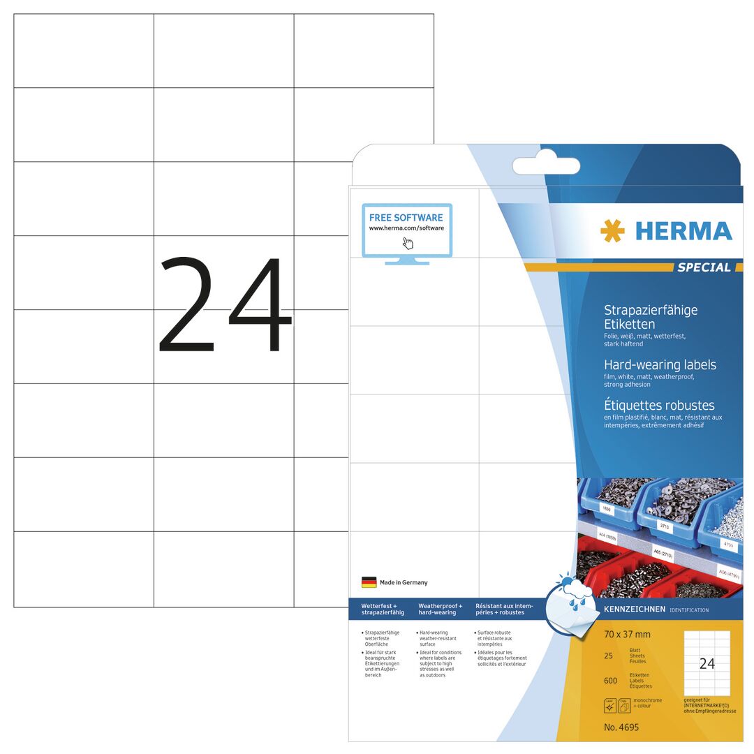 Herma Special 4695 A4/24-os säänkestävä