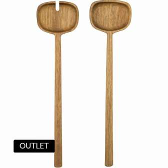 Salaattiottimet ruskea 25cm