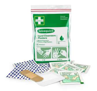 Salvequick Laastari-/haavapyyhepussi