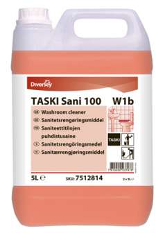 Sani 100 puhdistusaine saniteettitilat 2x5 l/ltk