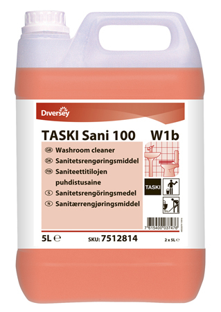 Sani 100 puhdistusaine saniteettitilat 2x5 l/ltk