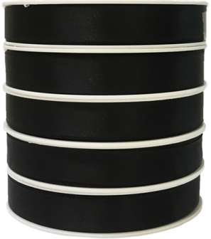 Satiininauha 15mmx25m musta