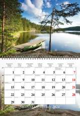 RCK Maisema Seinäkalenteri A4