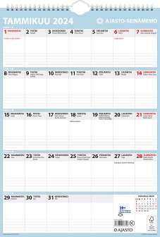 Seinämemo seinäkalenteri 2024