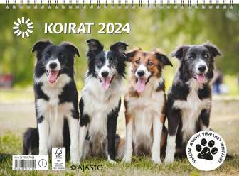 Ajasto Koirat seinäkalenteri