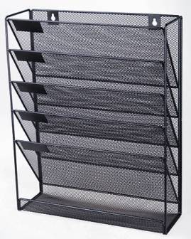 Seinälehtiteline Office Depot Mesh metalli musta