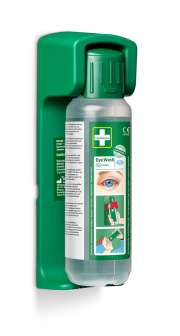 Silmänhuuhtelupullon seinäteline