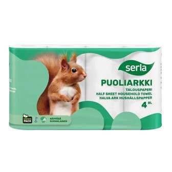 Serla talouspaperi puoliarkki