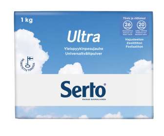 Serto Ultra 1kg pyykinpesujauhe