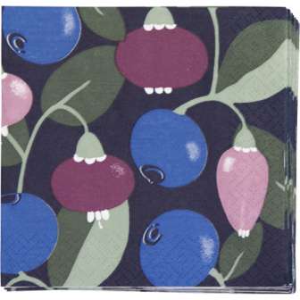 Servetti 24x24cm Mustikkametsä Pentik |20 kpl/pkt
