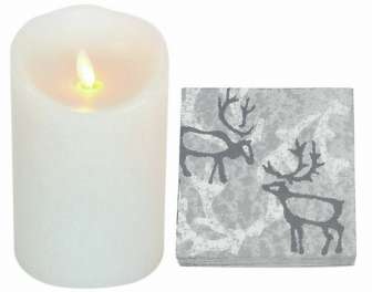 Servetti vaaleanharm 33x33cm