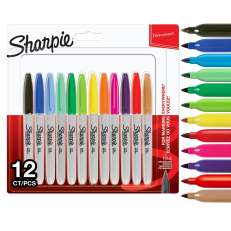 Sharpie Fine Point 1,0mm 12 väriä