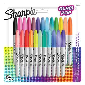 Sharpie Fine Tip Glam Pop 24kpl