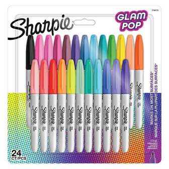 Sharpie Fine Tip Glam Pop 24kpl