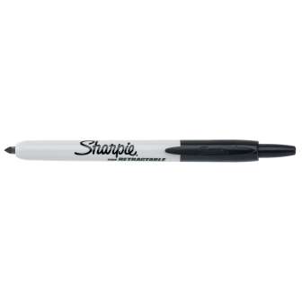 Sharpie Retractable 1,0mm musta.