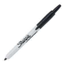Sharpie Retractable 1,0mm musta.