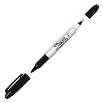 Sharpie Twin Tip 0,5/1,0mm musta