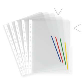 Signaalitasku A4 PP 5x20 kpl 120 mic värilajitelma 100 /ltk