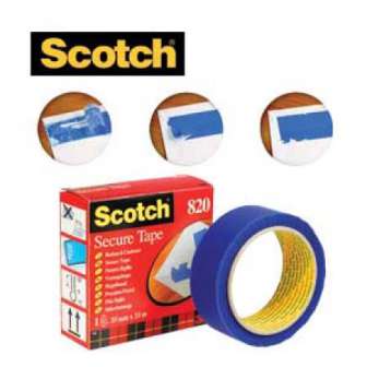 Sinetöintiteippi Scotch 820 35mm x 33m sininen