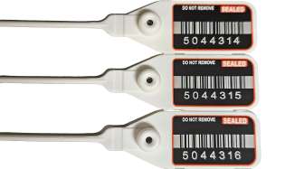 Sinettipanta valkoinen numerot viivakoodilla