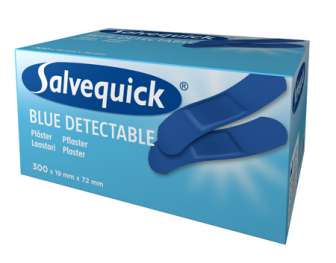 Sininen muovilaastari 72 x 19 mm, 300 kpl/ras