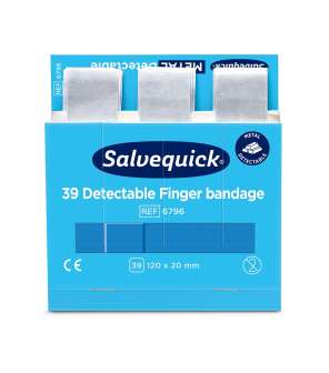 Sininen muovilaastari pitkä