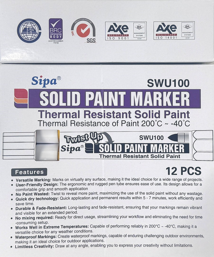 Sipa Solid Marker punainen