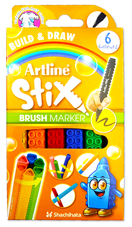Sivellinhuopakynäsrj Artline Stix  6 väriä/sarja vesiliuk.