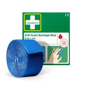 Soft laastari sininen 6cmx2m