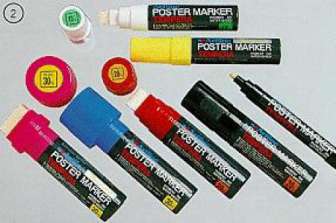 Somistuskynä Artline Poster EPP-4, 4 mm punainen