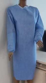 Kertakäyttö suojatakki valkoinen