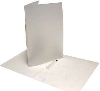 Puristuskansio A4 PP valkoinen