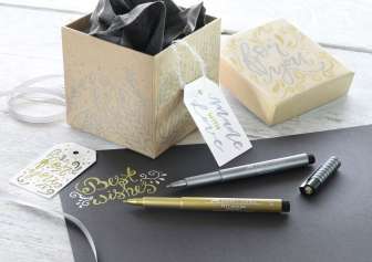 Taiteilijatussi Faber-Castell Pitt Pen hopea