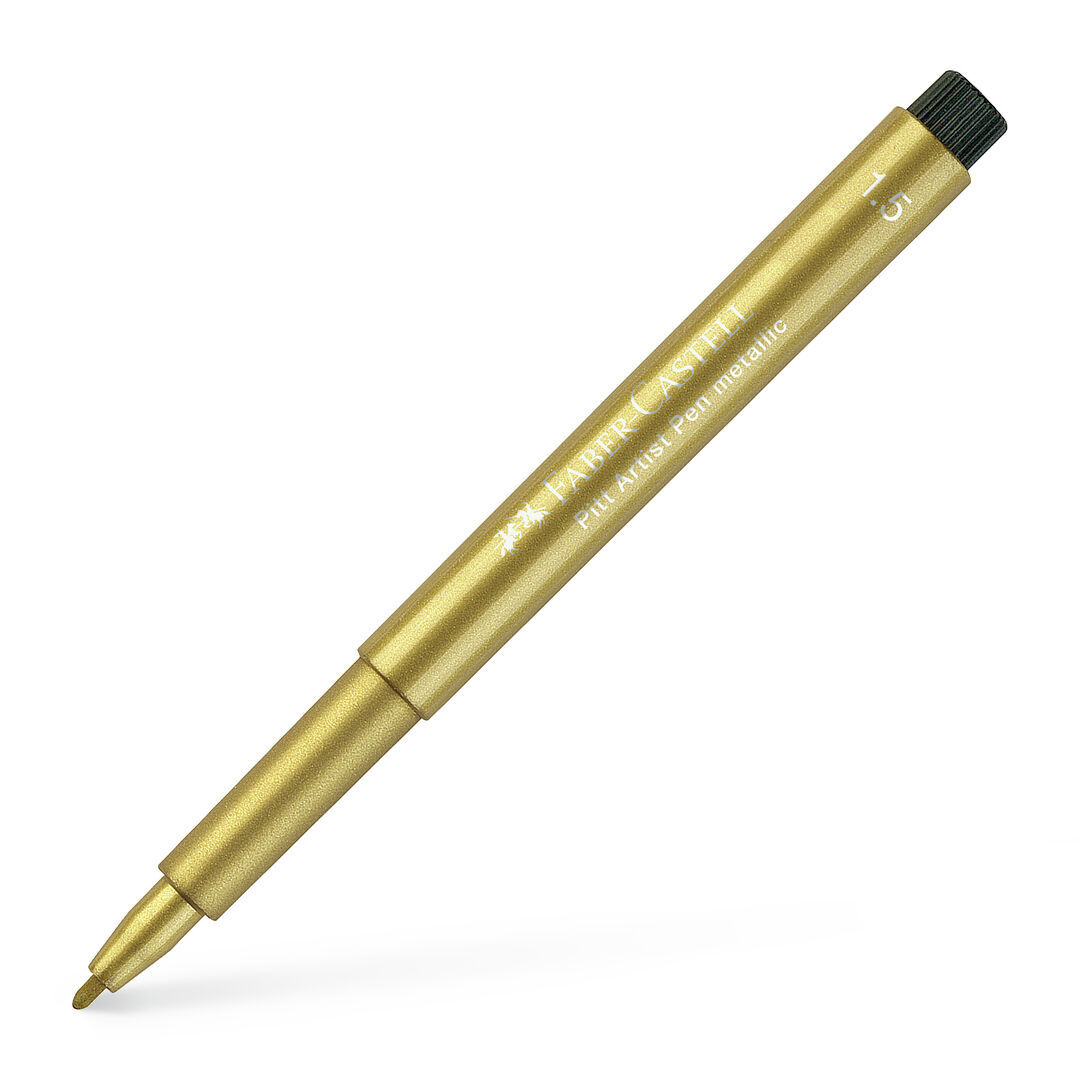 Taiteilijatussi Faber-Castell Pitt Pen kulta