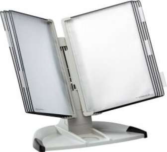 Tarifold pöytäteline t-office 10 taskua A4 harmaa