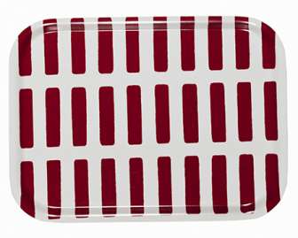 Tarjotin Artek Siena valkoinen/pun 270x200 mm