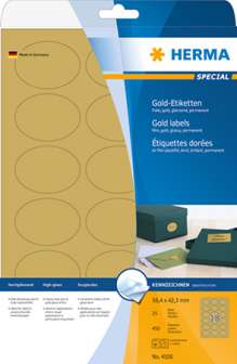 Tarra Herma 4106 kulta A4 58,4x42,3 ovaali|25ark/ltk