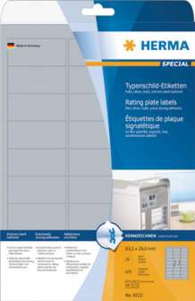 Tarra Herma 4222 hopea matta 63,5x29,6 mm 27-os|25ark/pak