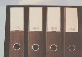 Tarraetikettitasku 55x115 mm