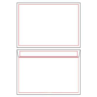 Kirjekuori VK C4 valkoinen