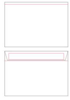 Kirjekuori C5 valkoinen