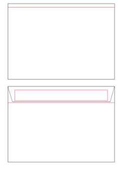 Kirjekuori VK C5 valkoinen