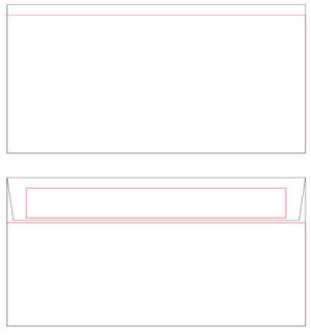 Kirjekuori C65 valkoinen