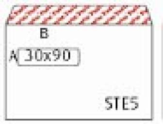 Kirjekuori E5 valkoinen ikkuna